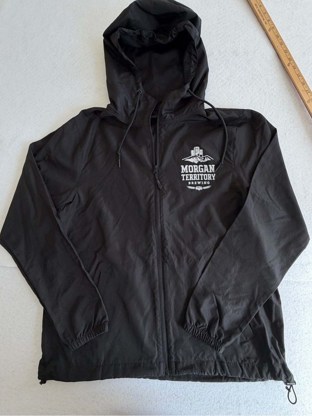 Cali Brewery Morgan Territory Logo Hooded Windbreaker Jacket
